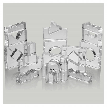 Clear Crystal, blocuri transparente, 25 buc., TickiT