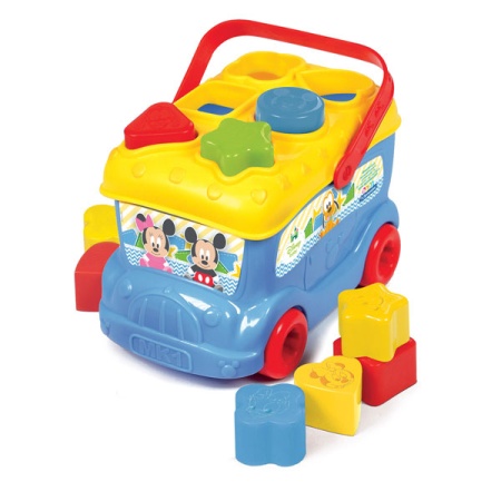 Disney Baby Clementoni - Autobuz De Sortat Forme Mickey