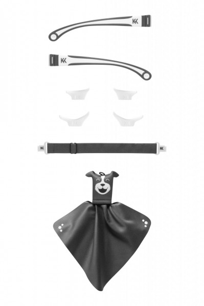 Kit accesorii pentru ochelari de soare MOKKI Click&amp;Change, negru
