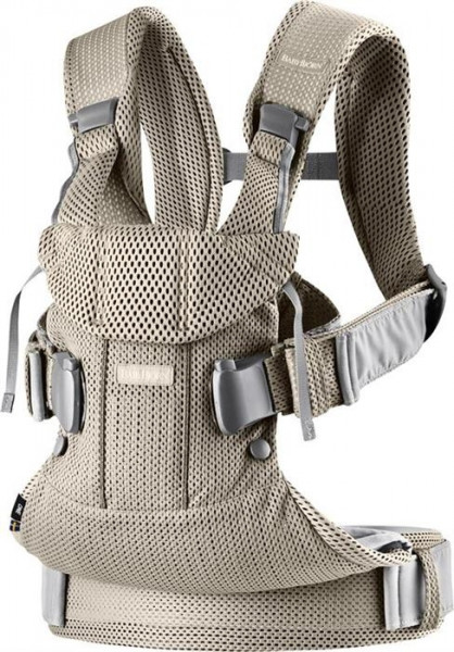 BabyBjorn - Marsupiu anatomic One Air - Greige, 3D Mesh