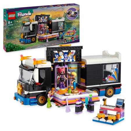 LEGO FRIENDS AUTOCAR DE TURNEU PENTRU STARURI POP 42619