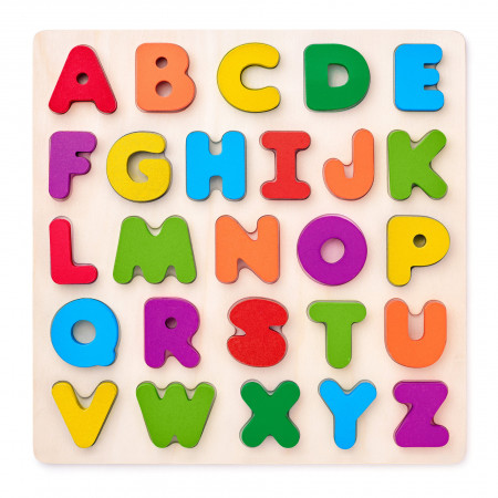 Puzzle din lemn - Alfabet