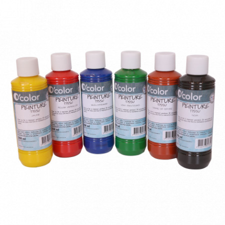 Set 6 culori pentru pictura pe materiale textile - Img 1