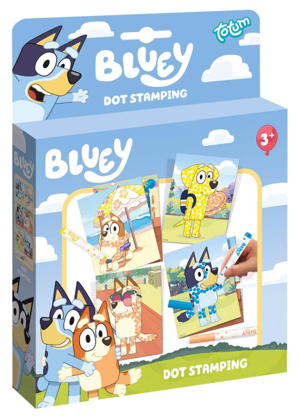 Set creativ - Arta cu puncte - Bluey