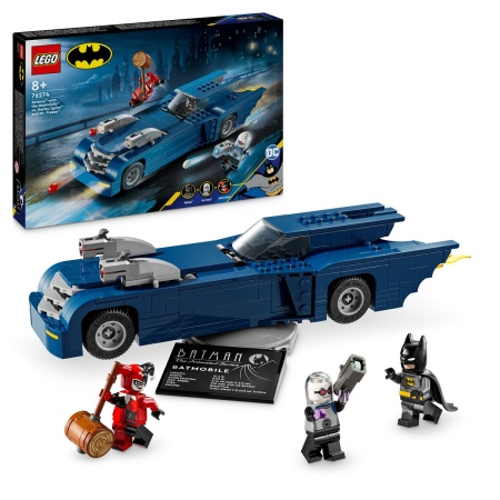 Batman™ cu Batmobile™ vs Harley Quinn™ si Mr. Freeze™ - Img 1