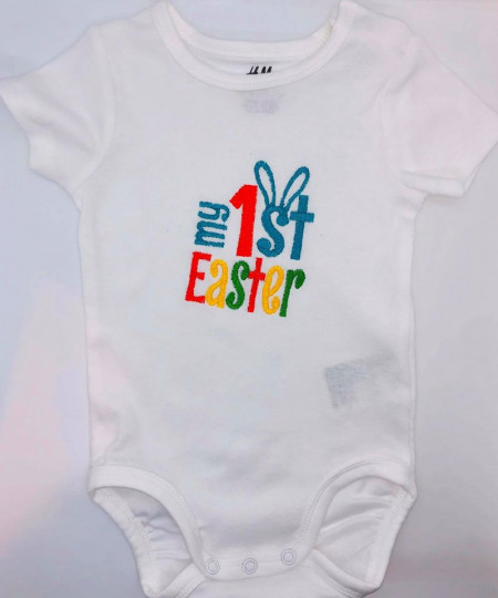 Body alb brodat first easter