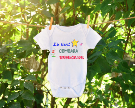 Body Bebe Personalizat Eu sunt comoara bunicilor