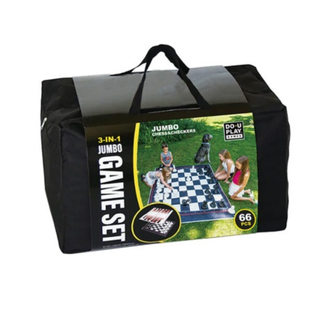 Joc de exterior - 3 Jocuri/Sah/Dame/Table