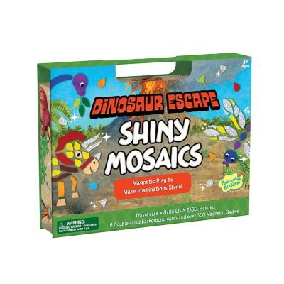 Mozaic magnetic - Salvarea dinozaurilor, Dinosaur Escape Shiny Mosaics