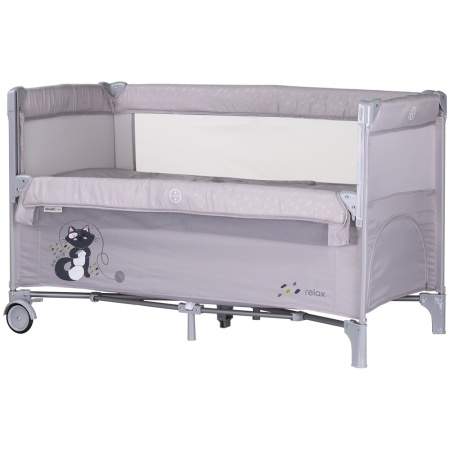 Patut pliabil Chipolino Relax cloud cu laterala culisanta - Img 1