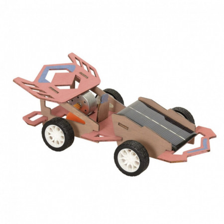 Set creativ si educativ Masina de curse cu panou solar, Egmont Toys - Img 1