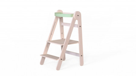 Turn de invatare pliabil MamaToyz Learning Tower din lemn, Verde