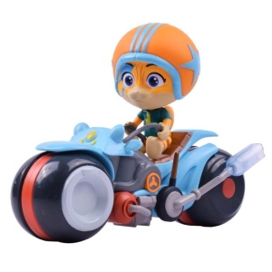 44 DE PISICI SET FIGURINA LAMPO CU MOTOCILETA - Img 2