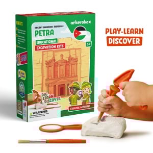 Arkerobox - Set arheologic educational si puzzle 3D, Petra