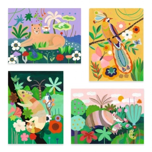 Atelier de pictura Padurea tropicala, Djeco - Img 4