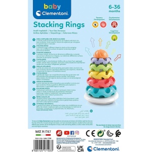 Baby Clementoni - Jucarie De Stivuit Inele - Img 3