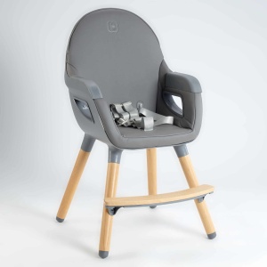 BabyGo - Scaun de masa transformabil Scandi Grey