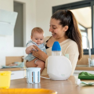 Badabulle – Incalzitor de biberoane/borcane pentru casa Easy+ Pastel - Img 4