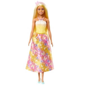 BARBIE PAPUSA BARBIE CU PARUL BLOND SI GALBEN - Img 3