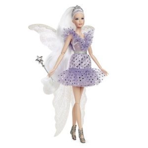 BARBIE SIGNATURE PAPUSA BARBIE ZANA MASELUTA CU ARIPI DE ZANA BAGHETA SI GEANTA - Img 2