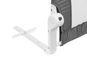 Bariera de protectie, BabyJem, 120 x 48,5 cm, gri