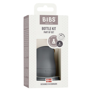 BIBS - Kit pentru set complet biberon din sticla anticolici, Iron - Img 2