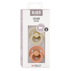 BIBS - Set 2 suzete Colour Latex, tetina rotunda, 6 luni +-Vanilla/Peach - Img 4