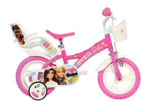 Bicicleta copii 12" - Barbie roz