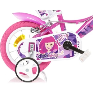 Bicicleta copii Dino Bikes 12" Fairy roz - Img 6