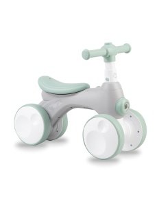 Bicicleta cu lumini, sunet si difuzor de balonase, Momi Tobis - Grey - Img 1