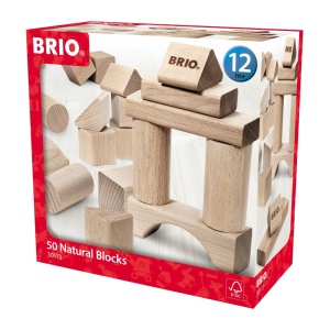 Brio - Set Blocuri Din Lemn 50 Piese - Img 3