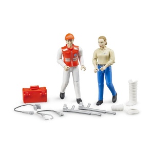 Bruder - Figurine Asistenti Ambulanta Si Accesorii - Img 3