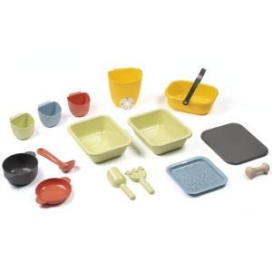 Bucatarie Smoby Mud Kitchen cu 15 accesorii - Img 3