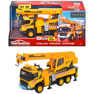 Camion cu macara Majorette Volvo Truck Crane cu lumini si sunete - Img 11