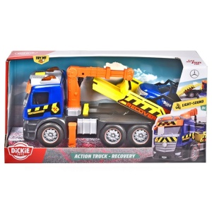 Camion de tractare Dickie Toys Mercedes Recovery cu masinuta - Img 7