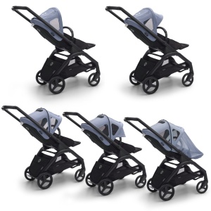 Capotina cu extensie plasa insecte Bugaboo Dragonfly Seaside Blue - Img 2