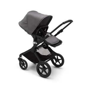 Carucior Bugaboo Fox 2 Complete Black Grey Melange 2 in 1 - Img 4