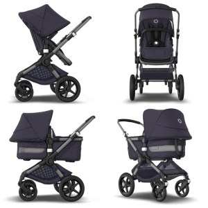 Carucior Bugaboo Fox 3 Classic Graphite Dark Navy 2 in 1 - Img 3