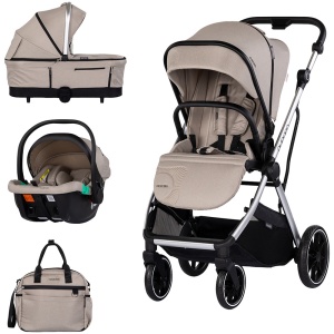 Carucior Chipolino Aurora 3 in 1 latte - Img 1