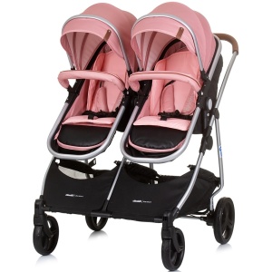 Carucior gemeni Chipolino Duo Smart 2 in 1 flamingo - Img 6