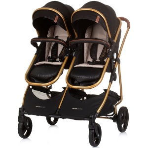 Carucior gemeni Chipolino Duo Smart 2 in 1 obsidian gold - Img 6