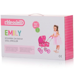 Carucior pentru papusi Chipolino Emily multicolor - Img 4