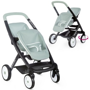 Carucior pentru papusi Smoby Maxi Cosi Twin albastru - Img 2