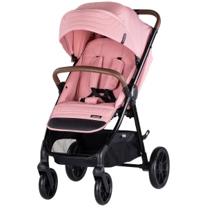 Carucior sport Chipolino Ultera cu husa picioare pink marshmallow