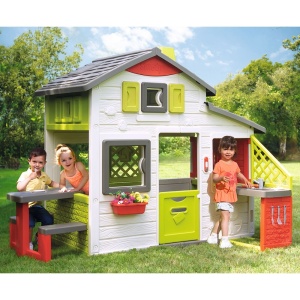 Casuta pentru copii Smoby Friends Playhouse Neo cu bucatarie - Img 5