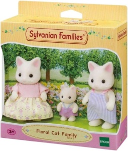 Figurine Sylvanian Families - Familia Pisicutelor Floral - Img 2