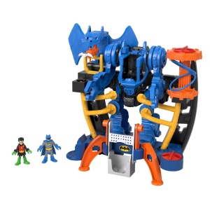 FISHER PRICE IMAGINEXT DC SUPER FRIENDS ROBOT BATMAN SI CENTRU DE COMANDA - Img 2