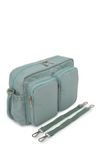 Geantă pentru scutece și accesorii bebe, DuoPack, Carry Bliss, verde - Img 2