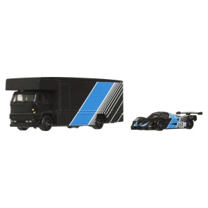 HOT WHEELS TRANSPORTATOR SAUBER MERCEDES C9 CU MASINUTA FLEET FLYER SCARA 1:64 - Img 2