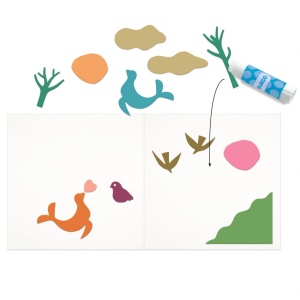 Joc creativ Little papers, Djeco - Img 2